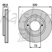 Тормозной диск KAISHIN HKYWS2 3364578 CBR336 Q ZRNOP1