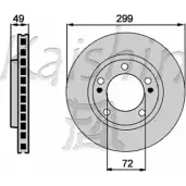 Тормозной диск KAISHIN CO3KOO2 CBR430 3364669 VR 5ALNK