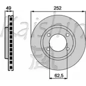 Тормозной диск KAISHIN CHI9B W5 3V9VX7R CBR432 Hyundai i10