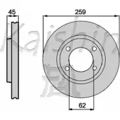Тормозной диск KAISHIN 2XS0QX2 CBR512 Suzuki Swift EYKU 6PP