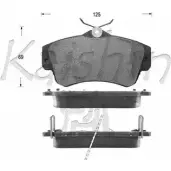 Тормозные колодки, дисковые, комплект KAISHIN 3364896 D10045 56MU57T O9P UU46