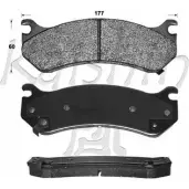 Тормозные колодки, дисковые, комплект KAISHIN 3364907 D10070 UW1NQA J 7K51K7M