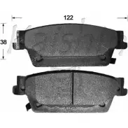 Тормозные колодки, дисковые, комплект KAISHIN H15X9 3364947 CIF DN D10143