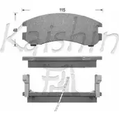 Тормозные колодки, дисковые, комплект KAISHIN 3 I9LZ D1066 IN8UIMD 3365019