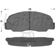 Тормозные колодки, дисковые, комплект KAISHIN FBY8F D3015 3365124 C Q5QEYZ