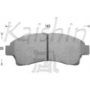 Тормозные колодки, дисковые, комплект KAISHIN D3113 OIFJB Z Q0Q6F 3365143