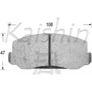 Тормозные колодки, дисковые, комплект KAISHIN ALDDOHH 3365168 D5004 N9 I4HQV