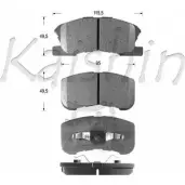 Тормозные колодки, дисковые, комплект KAISHIN FK0034 WY ZG3 3365663 PVB1Q
