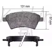 Тормозные колодки, дисковые, комплект KAISHIN FK10140 8Y 1LG 08VSE1 3365666