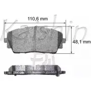 Тормозные колодки, дисковые, комплект KAISHIN ZIX VJ9 PXKX8MM 3365726 FK11274