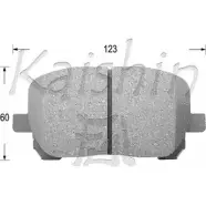 Тормозные колодки, дисковые, комплект KAISHIN D6YIEKV FK2217 3365806 FI 0HTNW