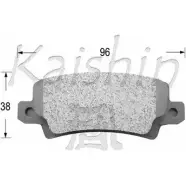 Тормозные колодки, дисковые, комплект KAISHIN 3365809 K9IL OE FK2227 Y3IEH