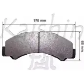 Тормозные колодки, дисковые, комплект KAISHIN FK4054 3365874 4 G1Z469 UUIXEQ