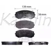 Тормозные колодки, дисковые, комплект KAISHIN HNDCN7T Z89 5MWR FK6115 3365922