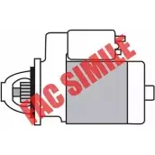 Стартер AUTOTEAM SDN351 Fiat Punto (199) 3 Хэтчбек 0.9 Bifuel 86 л.с. 2012 – 2025 KRCY R6 ZY29D