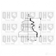 Пыльник шруса, ремкомплект QUINTON HAZELL qjb336 P 34WZ4 4011933001725 675098