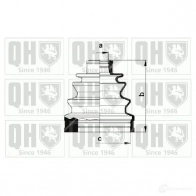 Пыльник шруса, ремкомплект QUINTON HAZELL qjb751 FHG 8RG 5050438063301 Nissan Serena