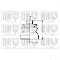 Пыльник шруса, ремкомплект QUINTON HAZELL Opel Corsa (B) 2 Хэтчбек 1.0 i 12V (F08) 54 л.с. 1996 – 2000 5050438096651 qjb993 9H V1KF