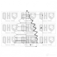 Пыльник шруса, ремкомплект QUINTON HAZELL qjb1091 Toyota Corolla (E110) 8 Хэтчбек 5д 2.0 D 4D (CDE110) 90 л.с. 2000 – 2002 L NVVXY 5050438081824