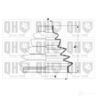 Пыльник шруса, ремкомплект QUINTON HAZELL Fiat Stilo (192) 1 Хэтчбек 1.9 JTD (192xE1A) 115 л.с. 2001 – 2006 qjb1060 WIKRE P 5050438081596