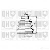 Пыльник шруса, ремкомплект QUINTON HAZELL VBX IZ 675264 qjb629 4011933003798
