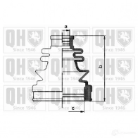 Пыльник шруса, ремкомплект QUINTON HAZELL 5050438093377 674699 8N F88 qjb1109