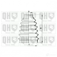Пыльник шруса, ремкомплект QUINTON HAZELL qjb887 J TL7C7X 5050438081459 Renault Scenic (JA, FA) 1 Минивэн 1.4 16V (JA0D) 95 л.с. 1999 – 2003