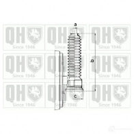 Пыльник рулевой рейки QUINTON HAZELL qg1647 A8S96 P 5016593954663 674156