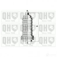 Пыльник рулевой рейки QUINTON HAZELL 5050438098167 SQ 3WVI 674016 qg1425 - Изображение 2