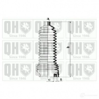 Пыльник рулевой рейки QUINTON HAZELL 5050438098105 X44 3KB qg1418 674010