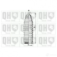 Пыльник рулевой рейки QUINTON HAZELL 674053 S16G 3 5050438098549 qg1467