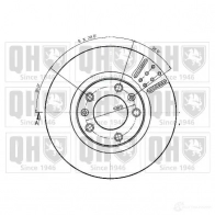 Тормозной диск QUINTON HAZELL bdc3724 A03F1 646445 BDC37 24P - Изображение 2
