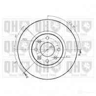 Тормозной диск QUINTON HAZELL BDC356 5P bdc3565 8ISDH 646338 - Изображение 2