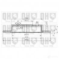 Тормозной диск QUINTON HAZELL bdc3574 646344 I6UR29N BDC3574 P - Изображение 1