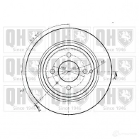Тормозной диск QUINTON HAZELL 8G8CRXE bdc3914 BDC391 4P 646561 - Изображение 2