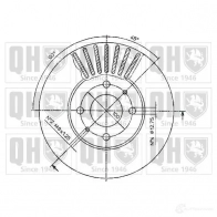 Тормозной диск QUINTON HAZELL bdc4618 646787 BD C4618P GU7KOX1 - Изображение 2