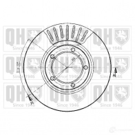 Тормозной диск QUINTON HAZELL 647131 AI8U8DI BDC 5167P bdc5167 - Изображение 2