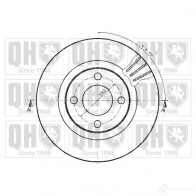 Тормозной диск QUINTON HAZELL BWFWTWZ bdc3933 Audi 80 (B4, 8G7) 4 Кабриолет 2.6 150 л.с. 1993 – 2000 BDC39 33P