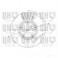 Тормозной диск QUINTON HAZELL bdc4818 646939 BD C4818P 3KMCU25 - Изображение 2