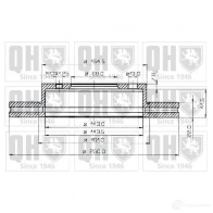 Тормозной диск QUINTON HAZELL BDC353 8P bdc3538 646319 PR02TWI - Изображение 1