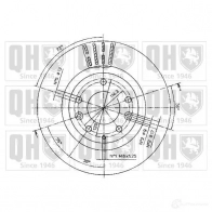 Тормозной диск QUINTON HAZELL BDC50 54P YC7T5CJ 647050 bdc5054 - Изображение 2