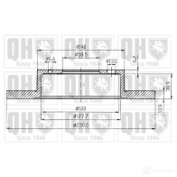 Тормозной диск QUINTON HAZELL 646605 bdc4210 YIUSE BDC421 0P - Изображение 1