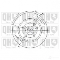 Тормозной диск QUINTON HAZELL 646611 BDC42 67P 6ZC6P5 bdc4267 - Изображение 2