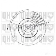 Тормозной диск QUINTON HAZELL BDC381 1P MWHE8 646516 bdc3811 - Изображение 2