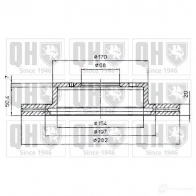 Тормозной диск QUINTON HAZELL QWBVZR bdc4833 646948 B DC4833P - Изображение 1