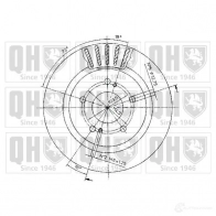 Тормозной диск QUINTON HAZELL QWBVZR bdc4833 646948 B DC4833P - Изображение 2