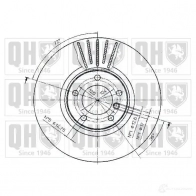 Тормозной диск QUINTON HAZELL B DC4785P 0C9AQI bdc4785 646911 - Изображение 2
