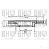 Тормозной диск QUINTON HAZELL bdc4385 646680 6RS1MVI BDC43 85P - Изображение 1