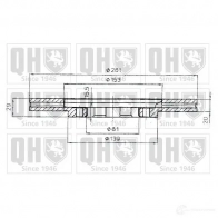 Тормозной диск QUINTON HAZELL bdc4836 BDC48 36P 646949 2R287 - Изображение 1