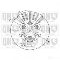 Тормозной диск QUINTON HAZELL bdc4836 BDC48 36P 646949 2R287 - Изображение 2